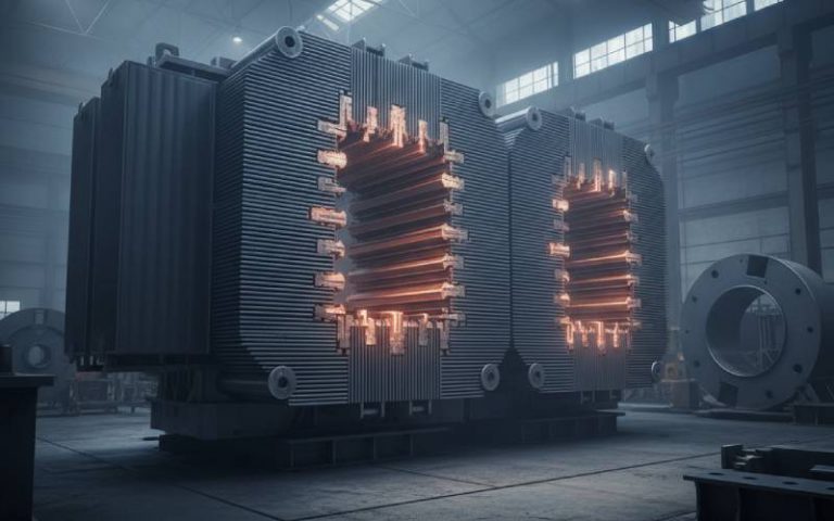 transformer core with hot joints